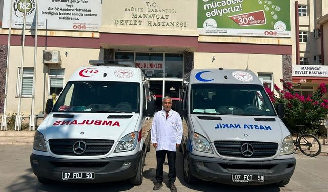 Antalya'da Manavgat'ta evde sağlık hizmetlerine iki ambulans desteği!