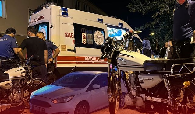 Burdur'da otomobil ile motosiklet çarpıştı!