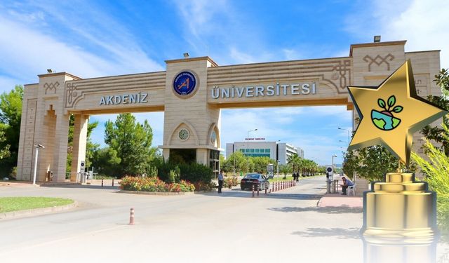 Akdeniz Üniversitesi Çevre Hizmet Ödülleri sahiplerini buldu!
