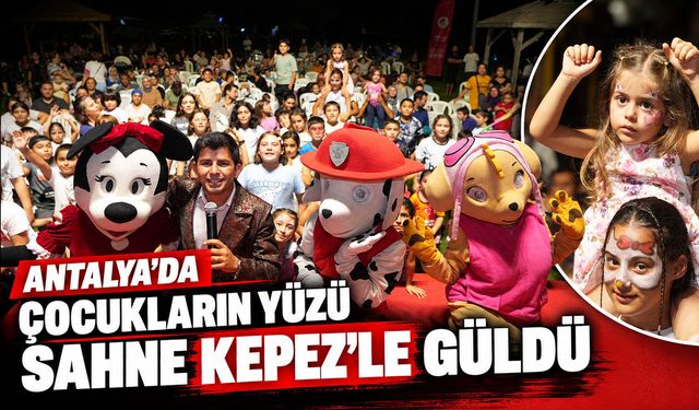 Kepez’de çocuklar için renkli etkinlik: 'Sahne Kepez' Zafer Mahallesi’nde
