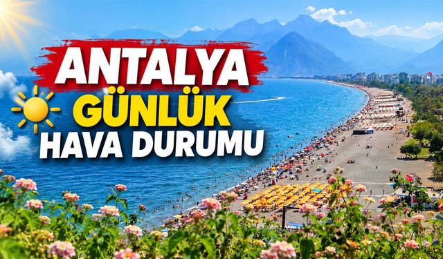 Antalya günlük hava durumu - 18.09.2026