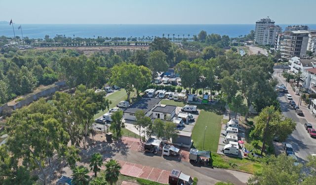 Antalya Karavan Park yaz sezonunda kamp severleri ağırladı