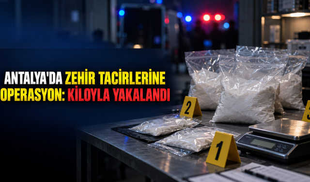 Antalya'da zehir tacirlerine operasyon: Kilolarca kokain