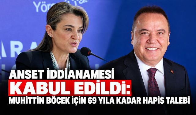 ANSET iddianamesi kabul edildi: Muhittin Böcek için 69 yıla kadar hapis talebi