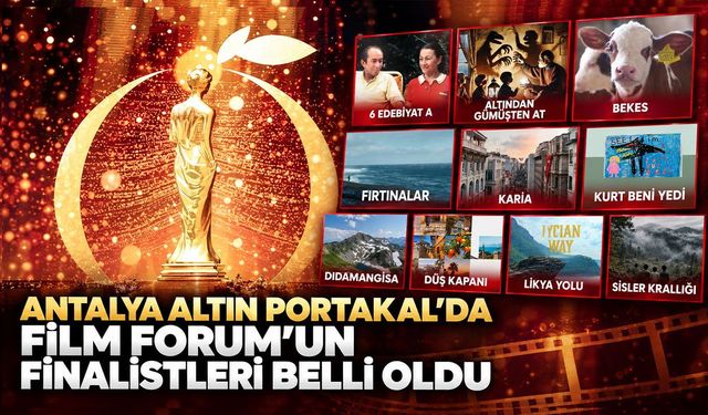 Antalya Altın Portakal'da Film Forum'un finalistleri belli oldu