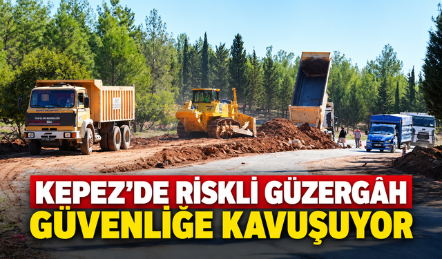Kepez'de riskli güzergâh güvenliğe kavuşuyor