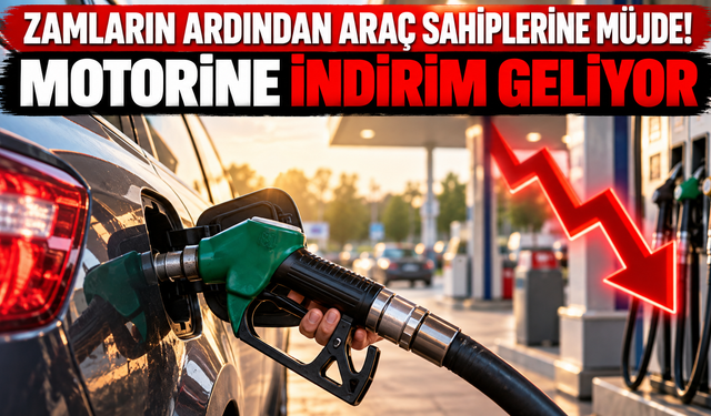Zamların ardından araç sahiplerine müjde! Motorine indirim geliyor