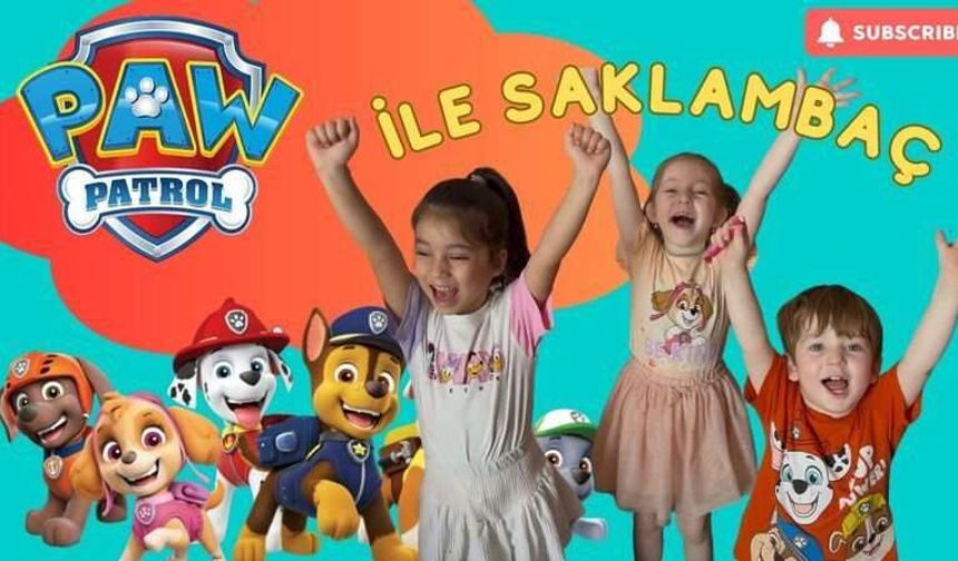 Duru ve Doruk Paw Patrol Odasında