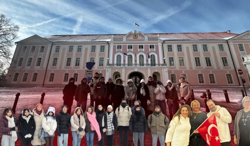 Antalya’nın gençleri AB eğitim modellerini Estonya’da inceledi