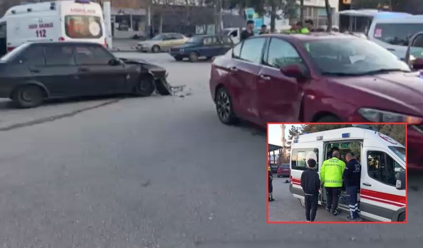 Burdur'da sanayi içinde kaza: 2 kişi yaralandı