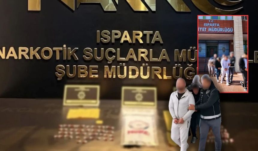 Isparta'da uyuşturucuya darbe!
