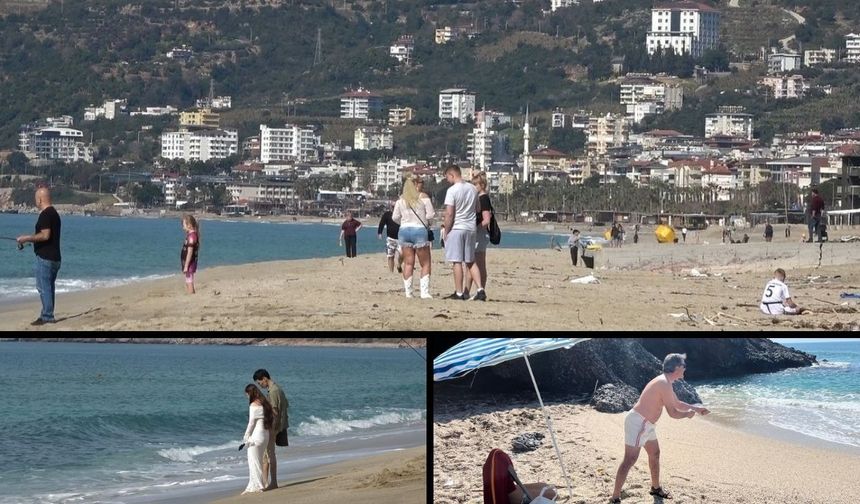 Şubat ayında deniz keyfi