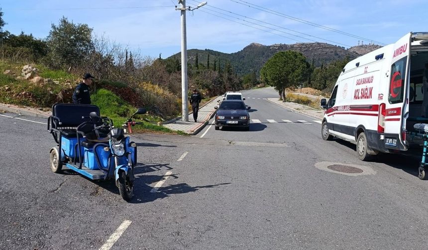 Gazipaşa'da elektrikli bisiklet kazası: 2 yaralı