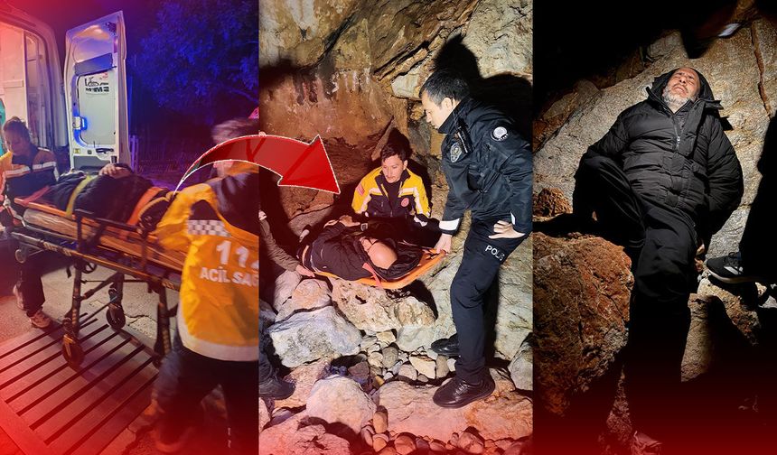 Antalya'da korku dolu anlar: Metrelerce yüksekten düştü