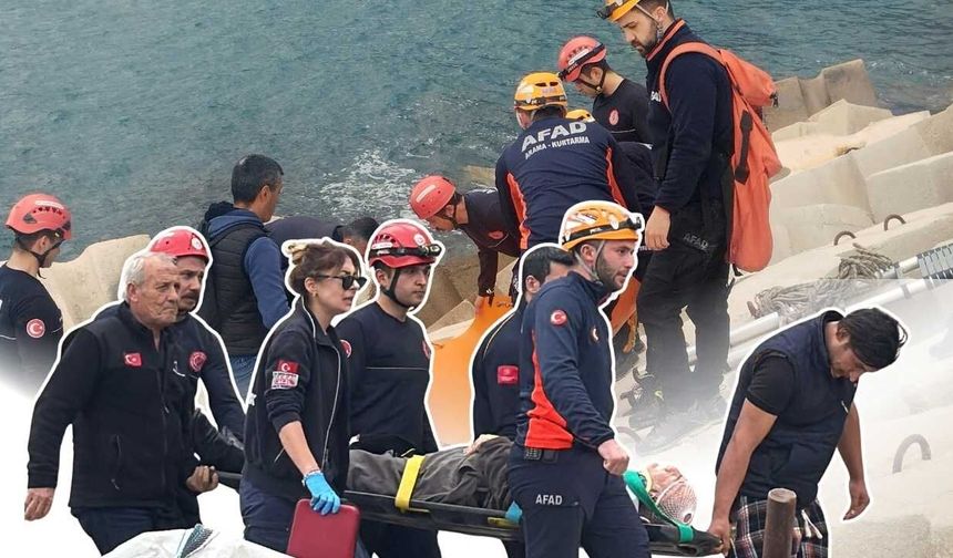 Antalya'da korku dolu anlar! Dalgakıran arasında mahsur kaldı