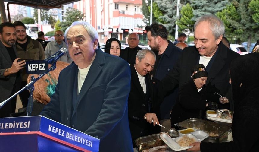 Kepez'de 4 mahalle tek sofrada buluştu