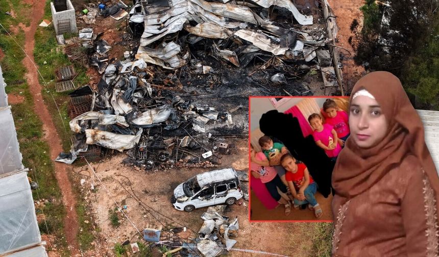 Antalya'da yangında can veren anne ve 5 çocuğu toprağa Suriye'de verilecek