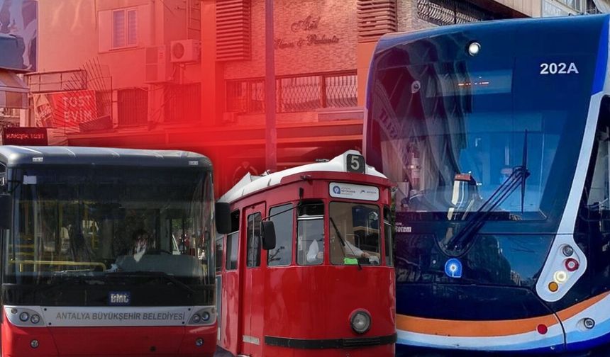 Antalya’da ulaşım 3 gün boyunca ücretsiz!