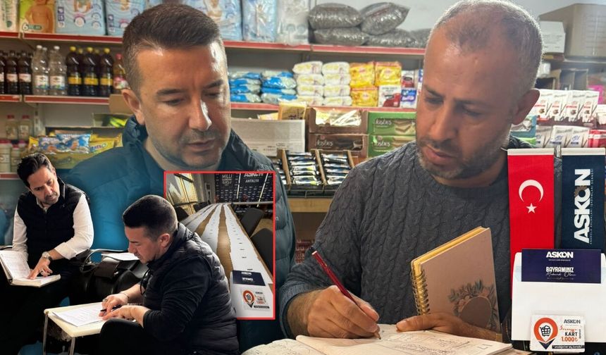 ASKON ve Genç ASKON’dan Antalya’da 500 aileye destek!