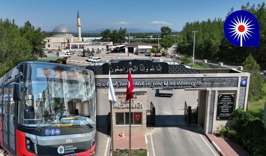 Ramazan Bayramında Kurşunlu Mezarlığına saat başı ücretsiz ring seferi