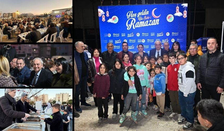 Kepez'de 5 Mahalle tek sofra