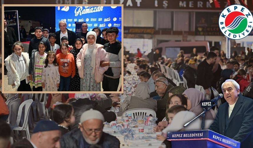 Kepez Belediyesi mahalle sakinleri ile iftar sofralarında