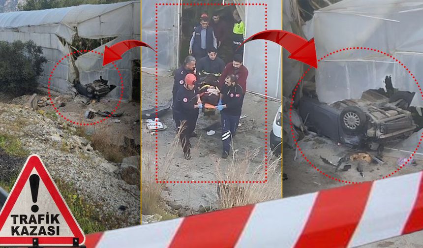 Antalya'da muz serasında feci kaza: 1 ölü, 1 ağır yaralı
