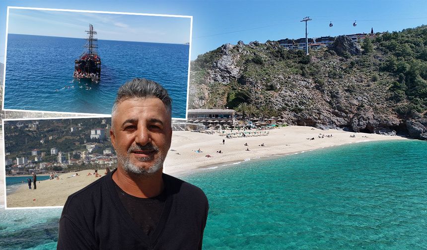 Alanya'da bahar güneşi sahilleri ısıttı!