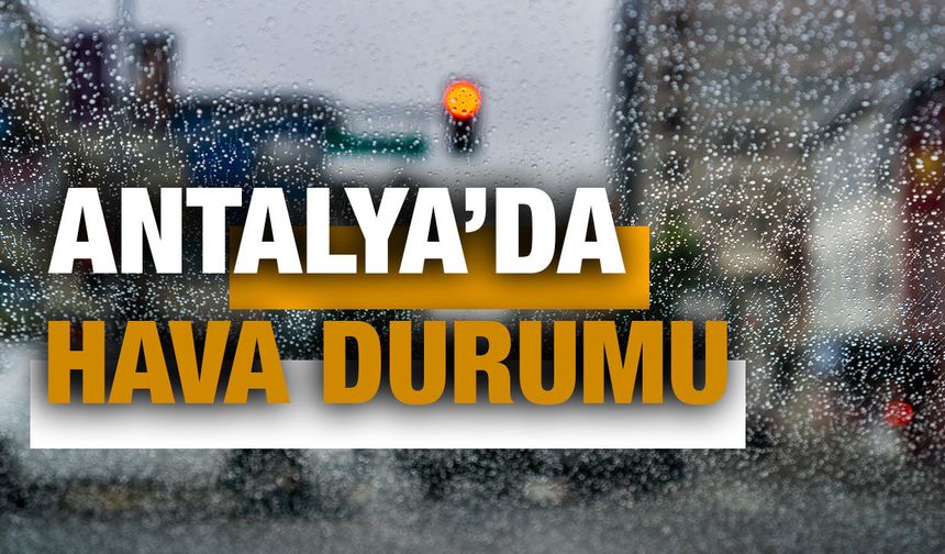 Antalya günlük hava durumu - 16.03.2026