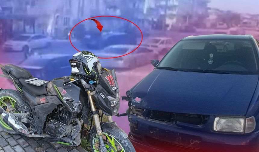 Antalya'da feci çarpışma: 3 kişinin yaralandığı kaza anı kamerada!