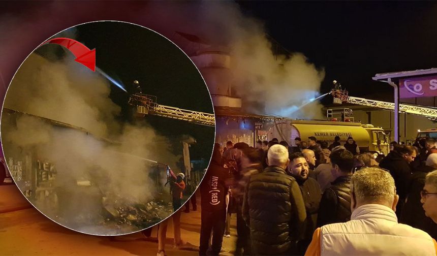 Antalya'da korkutan gece: Yangın mahalleliyi sokağa döktü
