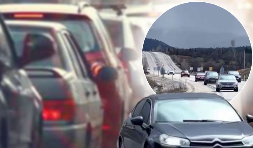 Bayram dönüşü yollara yansıdı: Yeni Konya-Antalya kara yolunda yoğunluk yaşandı