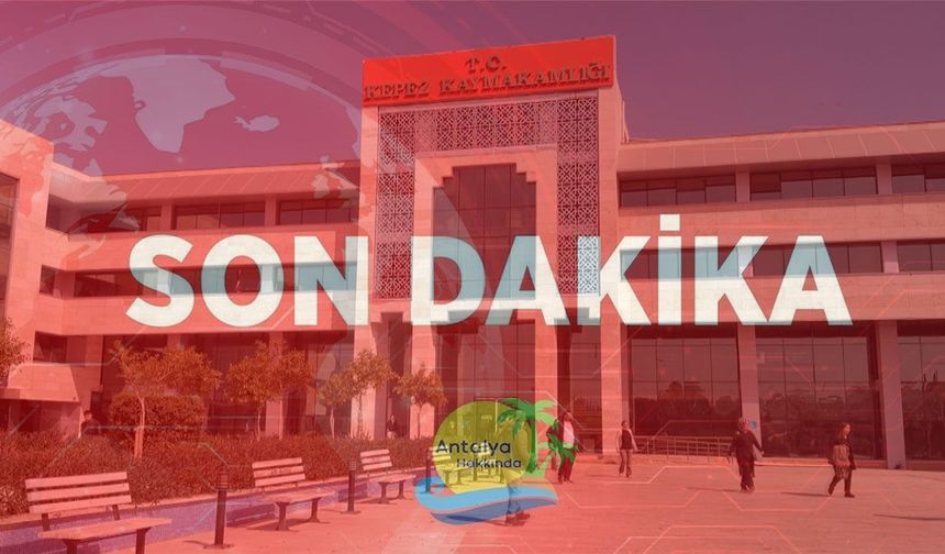 Kepez Kaymakamlık binasında silah sesi duyuldu