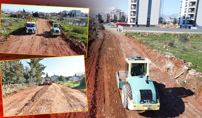 Antalya'nın o ilçesinde ulaşım atağı: Yeni yol ve otopark kazandırıldı