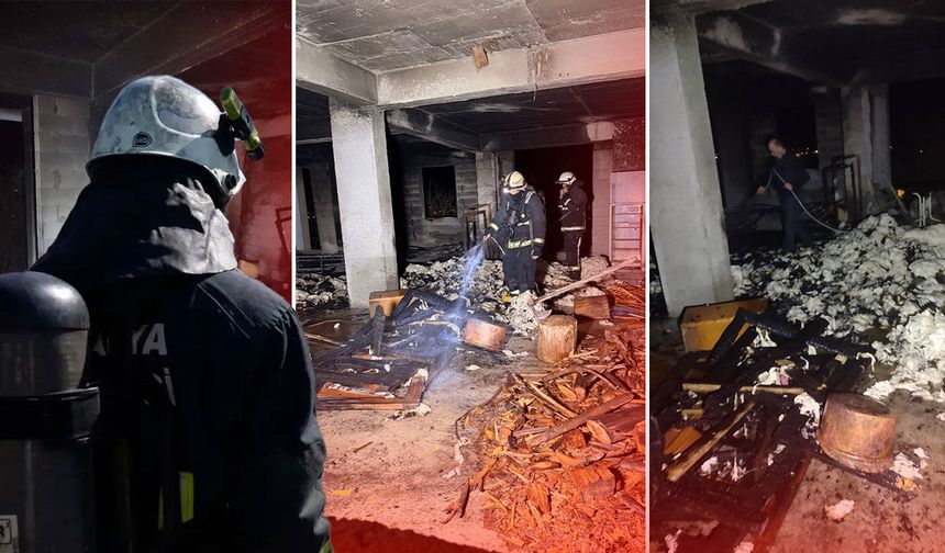 Antalya'da depo yangını korkuttu!