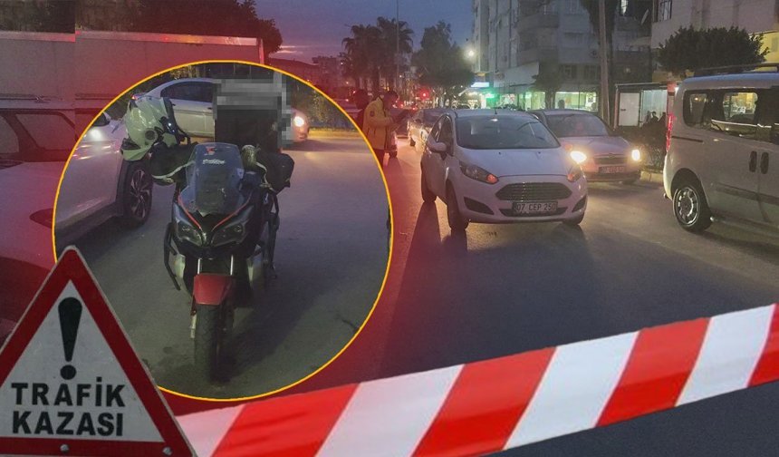 Antalya'da açılan araç kapısı kazaya davetiye çıkardı!