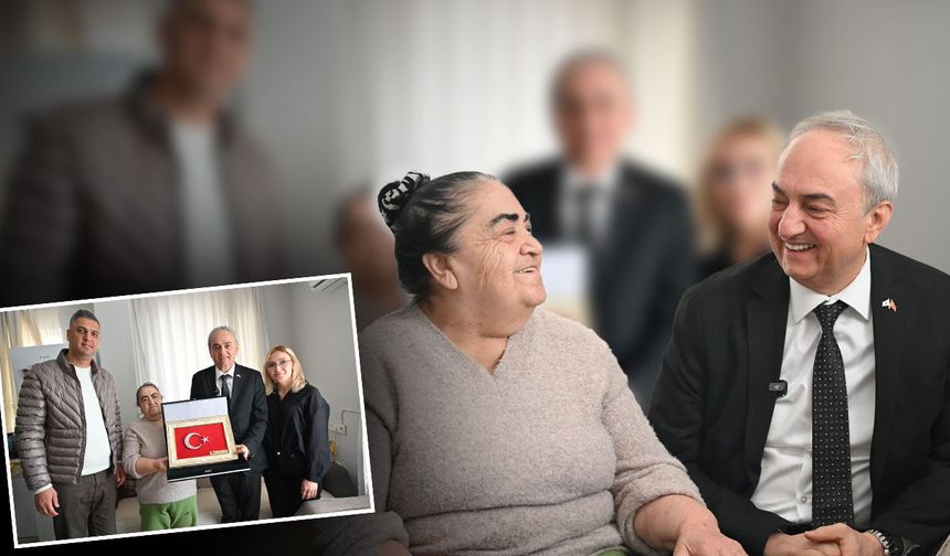 Antalya'da Başkan Kocagöz, şehit ailesini ziyaret etti