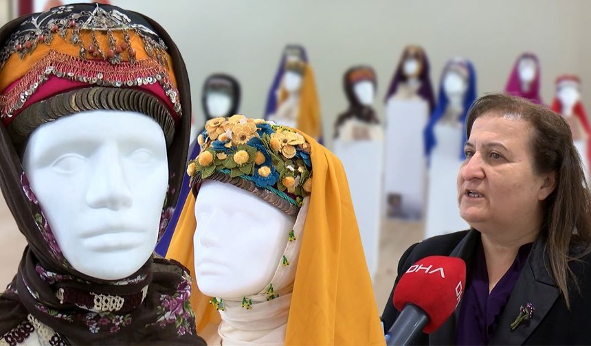 Antalya'da geleneksel kadın başlıkları yeniden hayat buldu