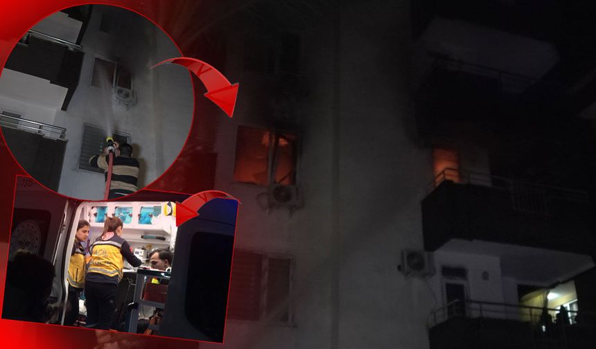Antalya'da korkutan yangın: Mahalleli itfaiye hortumuna sarıldı!