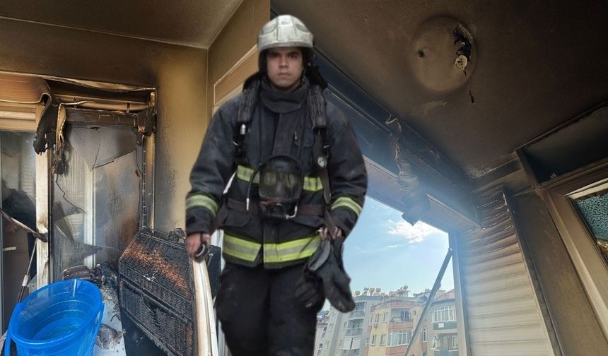 Antalya'da yangın paniği! Daire küle dönüyordu