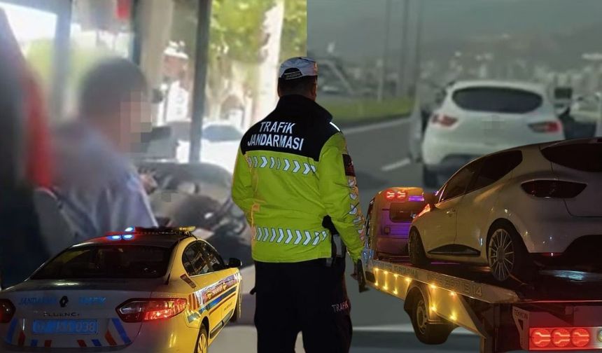 Antalya'da trafiği tehlikeye atan sürücüye dudak uçuklatan ceza!