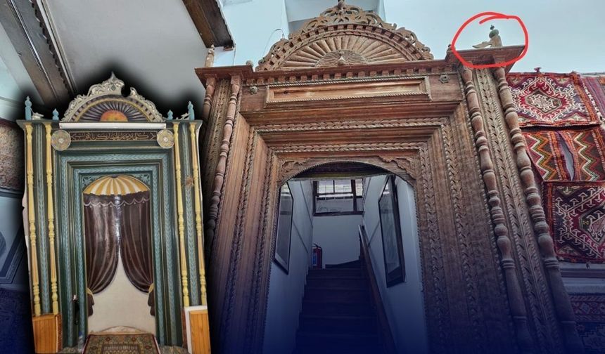 Kaleiçi’nde dekor sanılan parça 200 yıllık Mihrap çıktı