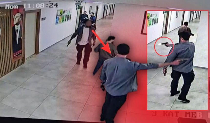 Kepez Kaymakamlığı'nda tabancayla ateş açan şahıs teslim oldu! İşte yeni görüntüler