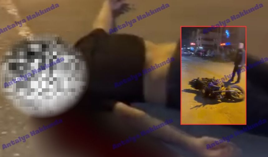 Antalya'da feci kaza: Motosiklet sürücüsü olay yerinde hayatını kaybetti!