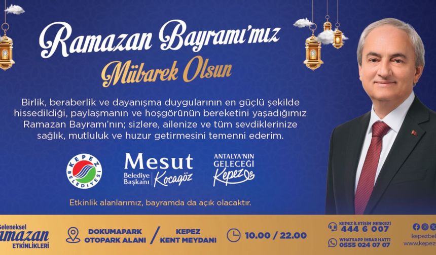 Ramazan Bayramı'mız Mübarek Olsun