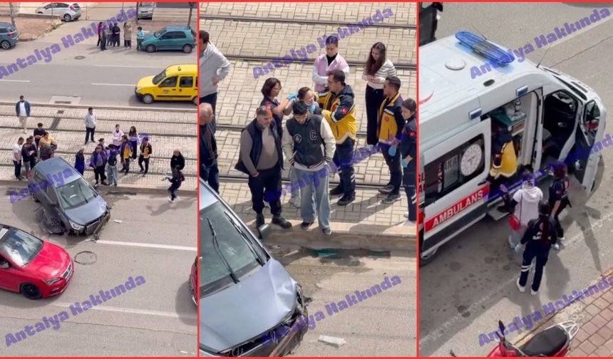 Antalya’da otomobil TIR’ın önünde sürüklendi!