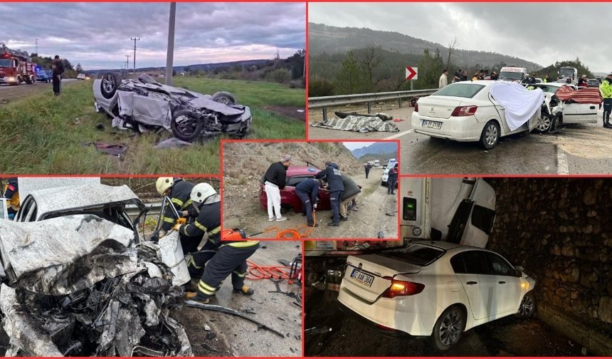 Isparta-Antalya karayolunda 4 ayda 18 can kaybı yaşandı!