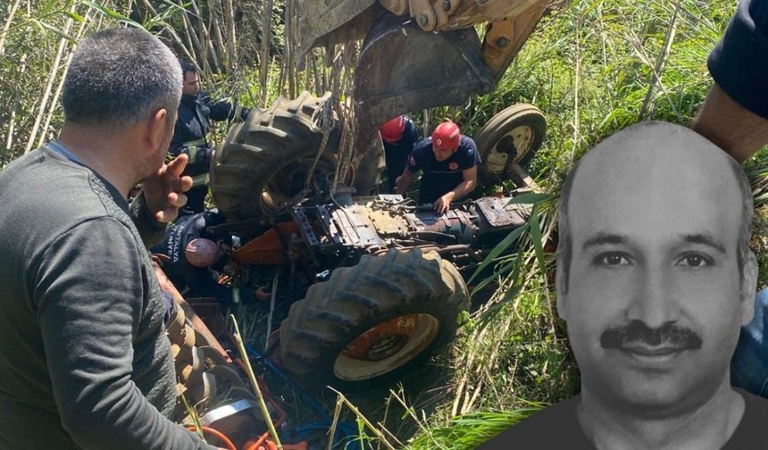 Antalya'da traktör sürücüsü hayatını kaybetti!