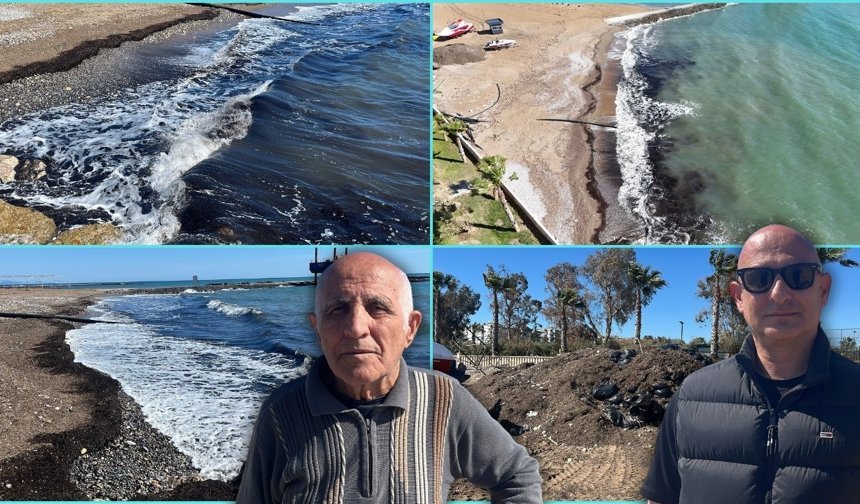 Antalya'da sahildeki siyah tabakanın nedeni ortaya çıktı!