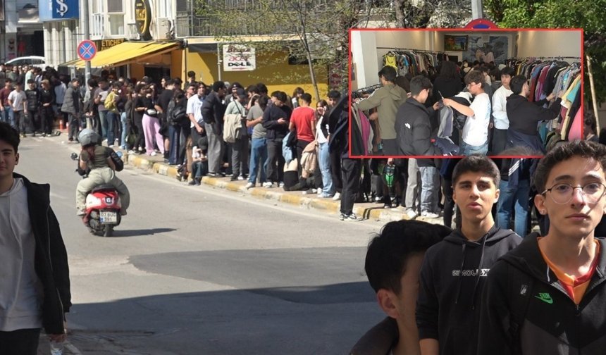 Antalya'da mağaza açılışı izdihama dönüştü!